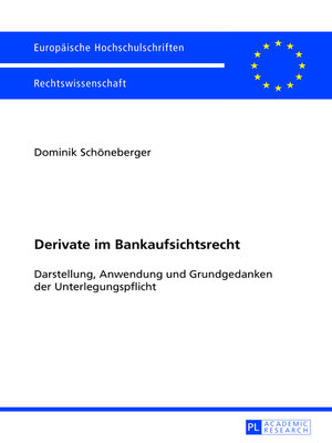 cover image of Derivate im Bankaufsichtsrecht